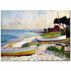 Beach Scene by William Glackens as Fine Art Print