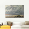 Beach Scene (View of Lac leman) by Gustave Courbet as Art Print