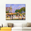 Beach Umbrellas At Blue Point by William Glackens as Fine Art Print