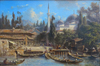 Bechik Tach Quay by Eugene Flandin