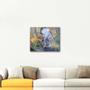 Bed and Two Bedside Tables Ferociously Attacking a Cello by Salvador Dali as Art Print