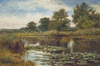 Water Lillies by Benjamin Williams Leader