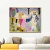 Black Columns In A Landscape by Paul Klee as Fine Art Print