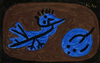 Blue Bird Pumpkin by Paul Klee