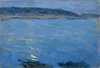 Blue Seascape In The Moonlight by Max Kurzweil