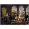 Bonaparte Visiting the Pesthouse in Jaffa by Antoine Jean Gros as Fine Art Print