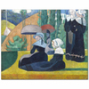 Emile Bernard Şemsiyeli Kadınlar Kanvas Tablo