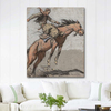 Bronco Buster by Maynard Dixon as Art Print