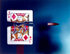 Bullet Cutting the Card Quickly by Harold Eugene Edgerton