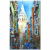 Burhan Özer A Street in Galata Art Print