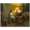 Delphin Enjolras Piyano Başında Kanvas Tablo