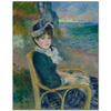 Pierre Auguste Renoir Deniz Kıyısında Kanvas Tablo