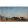 Campement Arabe by Narcisse Berchere as Fine Art Print