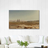 Caravan Passing The Colossi Of Memnon Thebes by Jean Leon Gerome as Fine Art Print