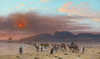 Caravane Dans Le Desert by Jean Leon Gerome as Fine Art Print