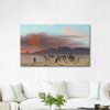 Caravane Dans Le Desert by Jean Leon Gerome as Fine Art Print