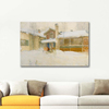 Carl Larsson My Country Cottage In Winter Art Print