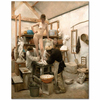 Casting from Life by Edouard Dantan as Fine Art Print
