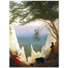 Chalk Cliffs on Rugen by Caspar David Friedrich