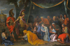 Charles Le Brun Pers Kraliçesi ve Iskender Kanvas Tablo