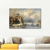 Charles Leickert Winter Scene with Figures Art Print