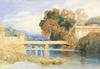 Chateau Navarre by John Sell Cotman