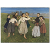 Hans Thoma Çocukların Dansı Kanvas Tablo