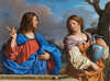 Christ and the Woman of Samaria at the Well by Guercino