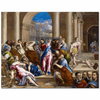 Christ Driving The Money Changers From The Temple by El Greco as Fine Art Print