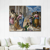 Christ Healing The Blind by El Greco as Fine Art Print