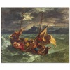 Eugene Delacroix İsa Galilee Denizinde Kanvas Tablo