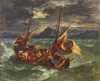 Eugene Delacroix İsa Galilee Denizinde Kanvas Tablo