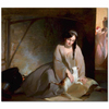 Cinderella at the Kitchen Fire by Thomas Sully as Art Print
