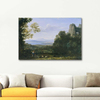 Claude Lorrain Landscape With Apollo And Mercury Art Print