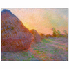 Haystacks by Claude Monet