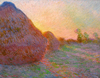Haystacks by Claude Monet