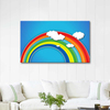 Clouds and Rainbow as Art Print
