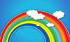 Clouds and Rainbow