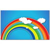 Clouds and Rainbow as Art Print