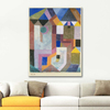 Colorful Architecture by Paul Klee as Fine Art Print