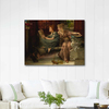 Sir Lawrence Alma Tadema Sohbet Kanvas Tablo