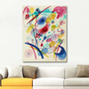 Wassily Kandinsky Kırmızı Mavi Yeşil ve Sarılı Kompozisyon Kanvas Tablo