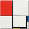 Composition No III with Red Blue Yellow and Black by Piet Mondrian as Art Print