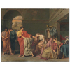 Anne Louis Girodet Coriolanus Ailesini Terk Ederken Kanvas Tablo
