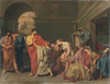 Anne Louis Girodet Coriolanus Ailesini Terk Ederken Kanvas Tablo