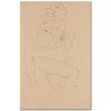 Egon Schiele Sarılan Çift Kanvas Tablo