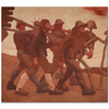 Albin Egger Lienz Anno Neun'dan Ölüler Dansı Kanvas Tablo