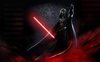 Darth Vader Işın Kılıcı ile Kanvas Tablo