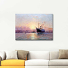 In the Harbor of Istanbul by Diyarbakirli Tahsin as Art Print