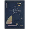 Wassily Kandinsky Soluk Mat Gri Kanvas Tablo